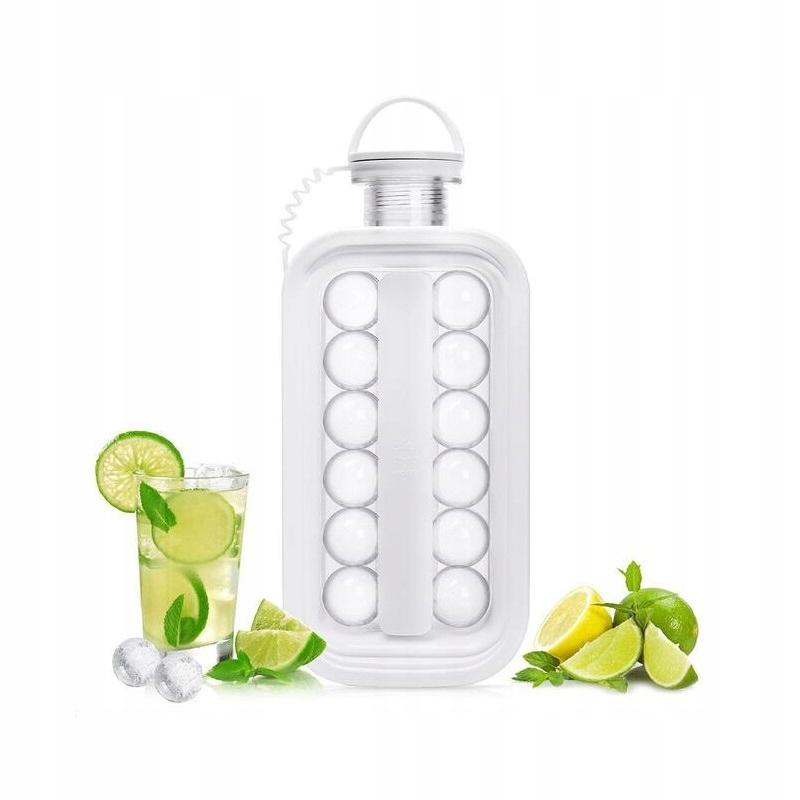 Ice Mold Bottle Portable Beach Camping Picnic Tritan 2In1 Mobile 17X