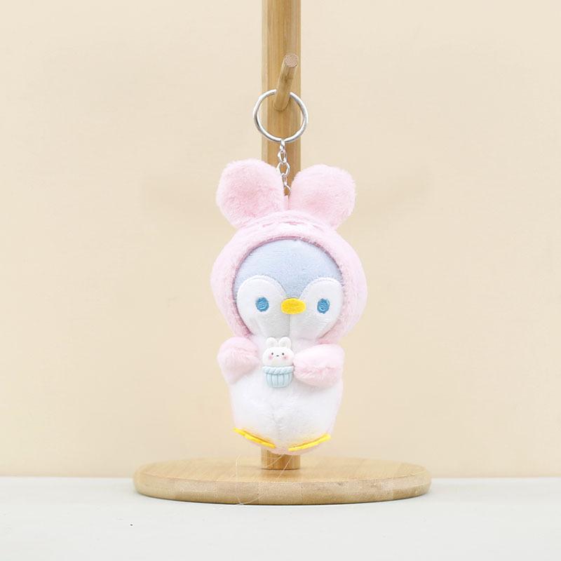 

Fun Charming And Penguin Plush Keychain Cute Animal Toy Best For Decorations рожевий