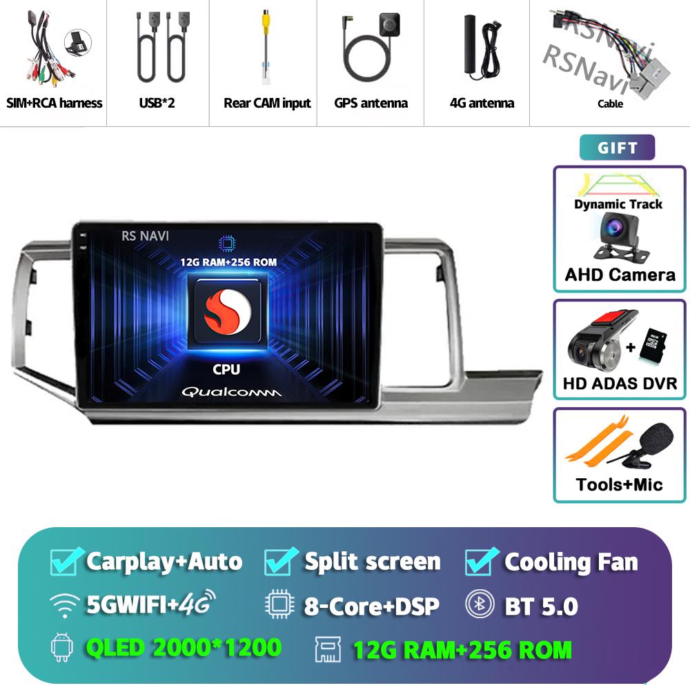 Car Radio Android 14 For HONDA STEPWGN 2009 - 2015 Multimedia Player Video Stereo Lettore IPS Navigation GPS Monitor QLED Screen