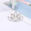 Kids Gift Princess Hairclip Hairpin Tiara Crown Hair Comb Crystal Rhinestone Hair Jewelry Flower
