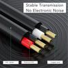 2PCS 1 Male RCA to 2 Male RCA RCA Y Splitter Cable Stereo Audio Cable  for DVD TV HDTV VCR CD Player