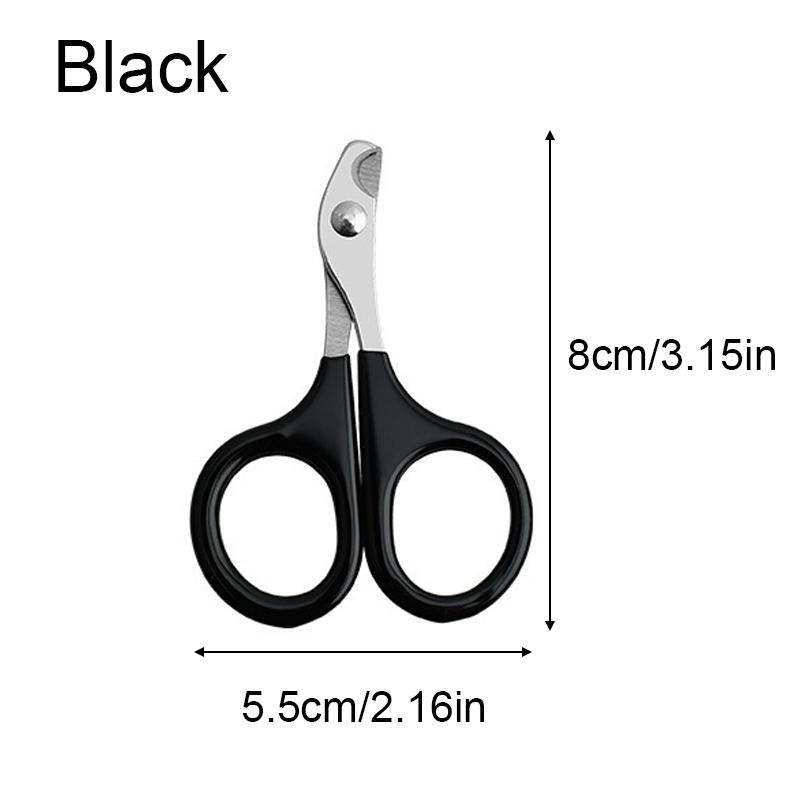 Pet Nail Half Moon Nail Scissors Suitable For Cats And Dogs And Other Small Pet Nail Care Grooming Scissor Claw nail