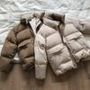 Crriflz Ladies Winter Solid Down Jacket Women Oversize Loose Coat Stand-up Collar Thick Warm Causal Chic Parka New  New Style