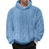 Otoño e Invierno Ocio Hombre High Street Jacquard Terciopelo de Doble Cara con Capucha Deportivo Tendencia Jersey Pulóver Chaqueta