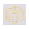 7 Pcs Sacred Geometry Metal Stickers Delicate Flower of Life Chakras Stickers Pyramid Meditation Art Resin Filler Supply