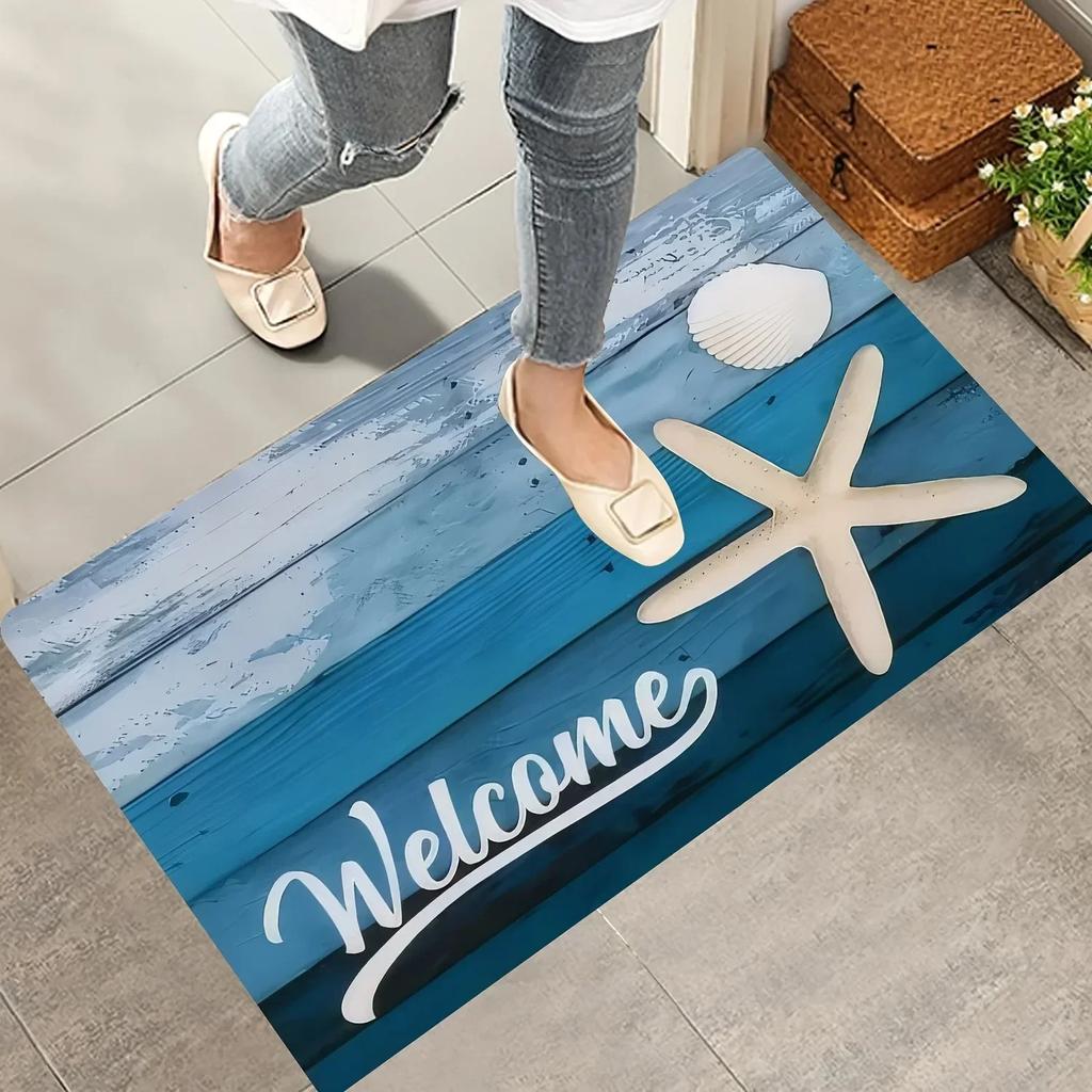 1PC HD Sea Turtle Pattern Door Mats Kitchen Rugs Non-SlipPop Design Bedroom Rugs Bath Mat Carpet for Home Sink Laundry Decor