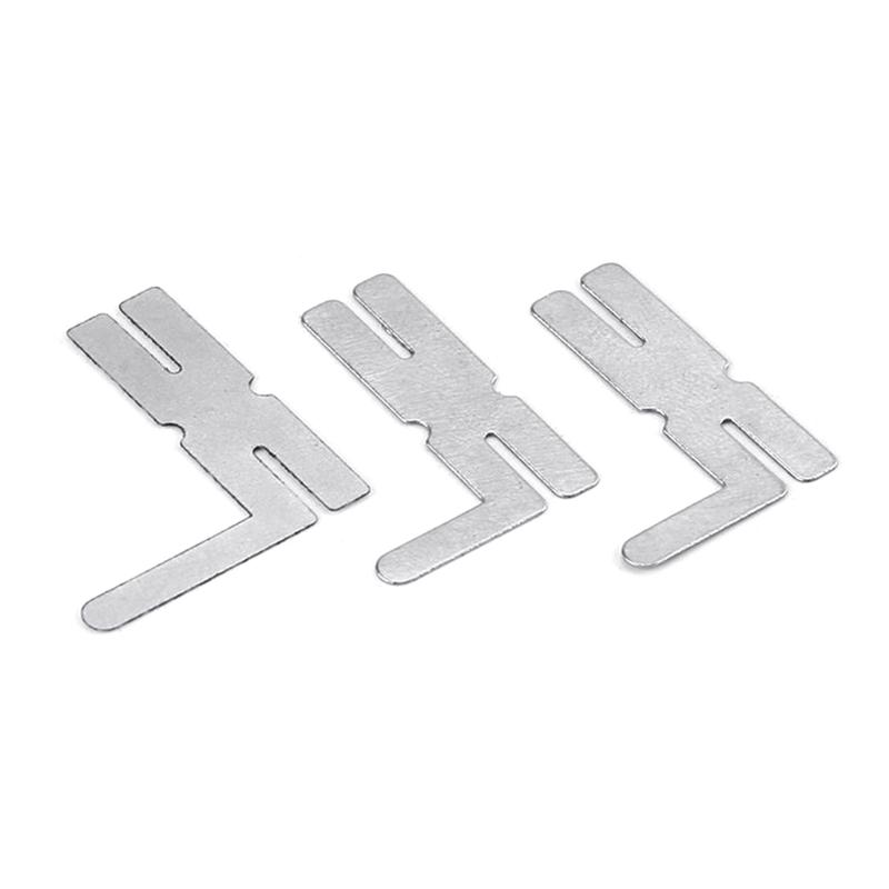 Compact 100 Pcs Nickel Plated Steel Strip Tape Sheet Plate for Battery Welding Machine Spot Welder Lithium Battery 18650
