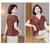 New Summer Clothing Chiffon Shirt Waist Fashionable Women's Tops Fashionable Small Shirt