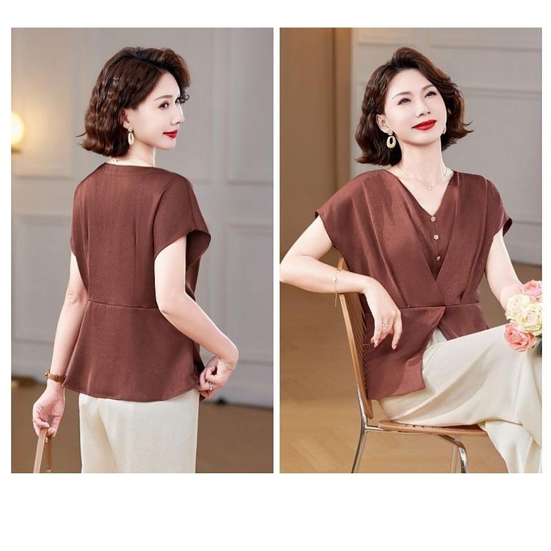 New Summer Clothing Chiffon Shirt Waist Fashionable Women's Tops Fashionable Small Shirt