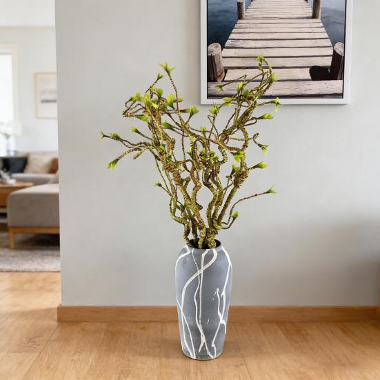 Artificial Flower No-Maintenance Long-Lasting Beauty Realistic Texture Flexible Branches Natural Zen Shape Fake Branch Home Decor