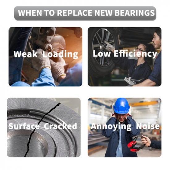 Single 6008VV Deep Groove Ball Bearings Scooter Skateboard Wheel Universal