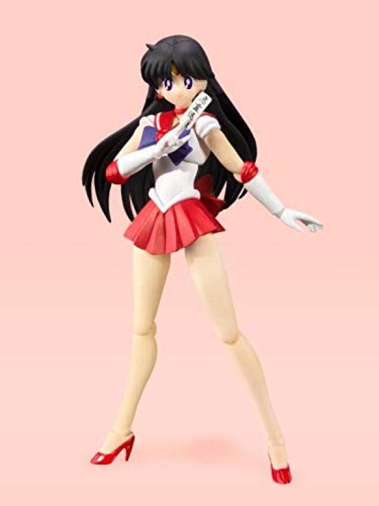 TAMASHII NATIONS Sailor Moon Sailor Mars Color 140mm ABS PVC Painted Action Figure S.H.Figuarts -Animation Edition- Approx. &