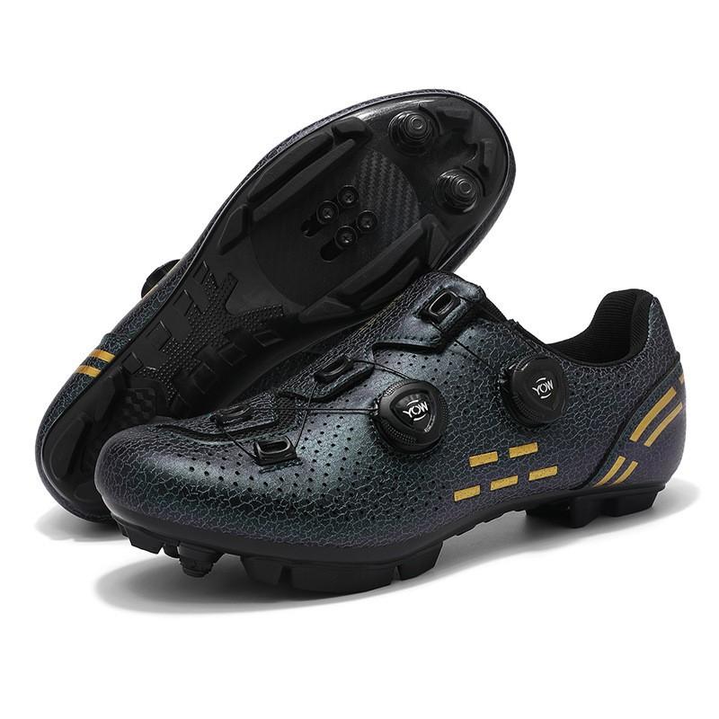 Unisex Road Mountain Bike Cycling Shoes With Cleats Set Hard Sole Performance Pedal Compatible