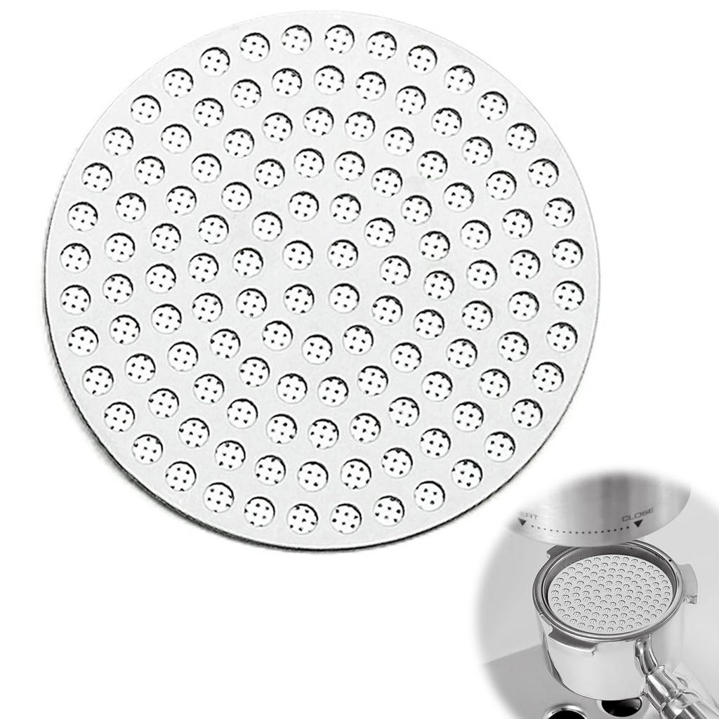 EsiFare Reusable Coffee Filter, Dual-Layer Coffee Filter Screen, Espresso Pack Screen, Uniform Extraction, Easy Cleaning, Stainless Steel Fine Coffee