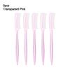 1/5pcs Plastic Miniature Comb Cute Mini Doll Combs For Hair Eyelash Eyebrow Doll Accessories Dollhouse Decorations