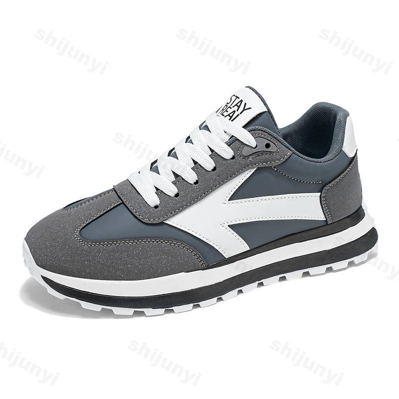 Fashion Spring Men's Shoes 2025 New Fashion Trend Versatile Thick Sole Casual Shoes Anti Slip Wear-resistant Comfortable Chunky sneakers