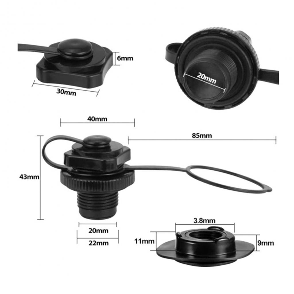Air Valve Cap Inflatable Boat Inflation Part Replacement Screw