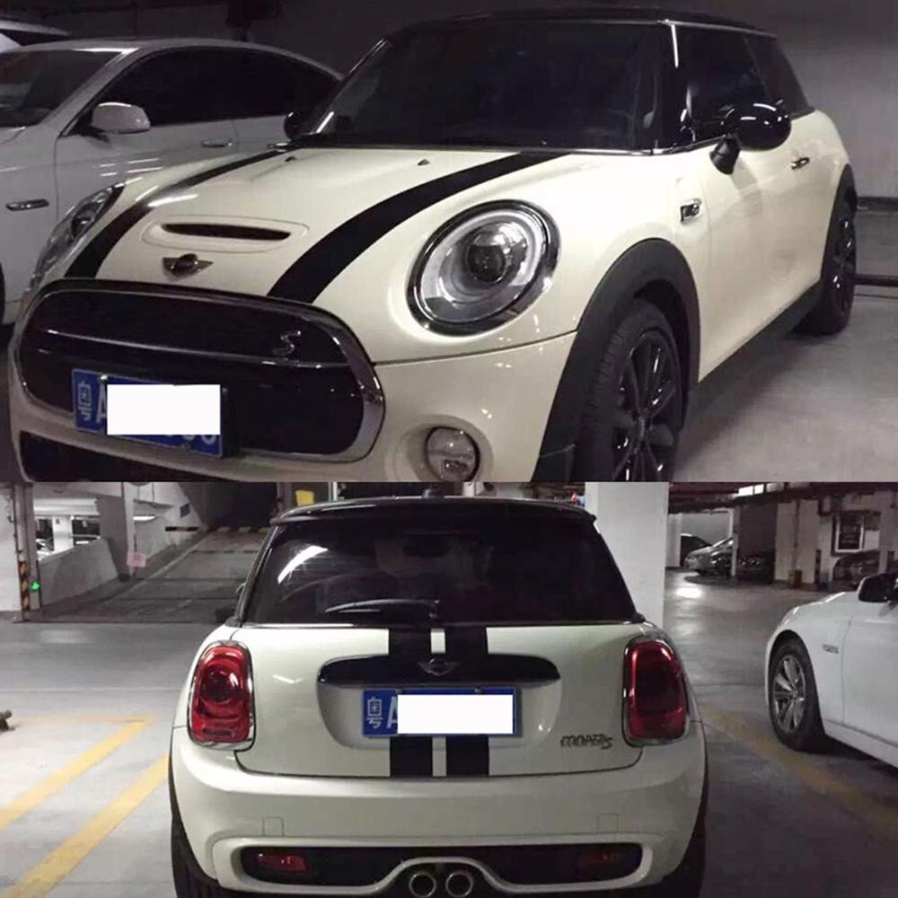 Car Stickers Hood Engine Trunk Rear Decor Decals For Mini Cooper F55 2015 2016 F56 2014-2016 Tuning Decoration Auto Accessories