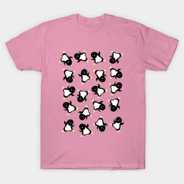 T Shirt Women Penguins Harajuku Print Kawaii Tshirt Summer Short Sleeve Female T-Shirt Top Tee