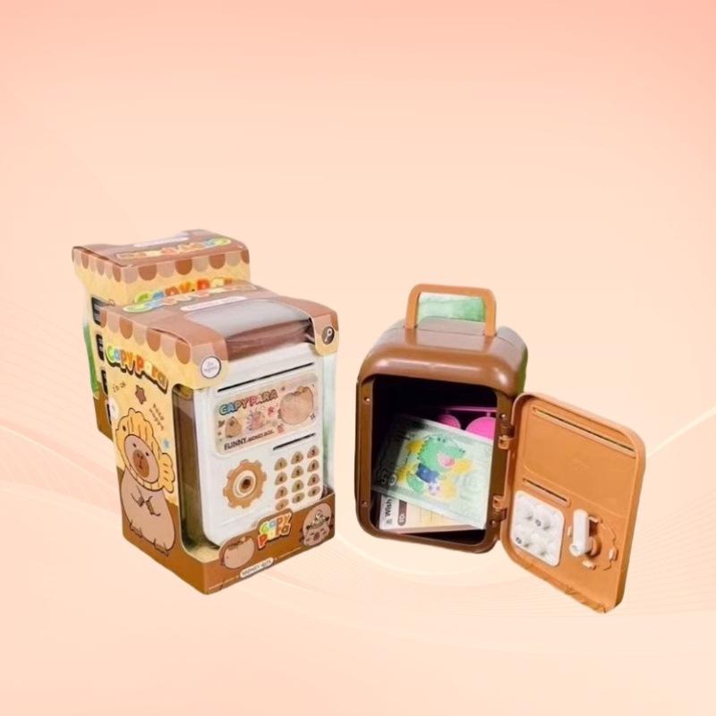 Money Box With Fingerprint Piggy Bank Electronic ATM Savings Box For Coins Cash Safe Large Coin Bank Password Lock For Children