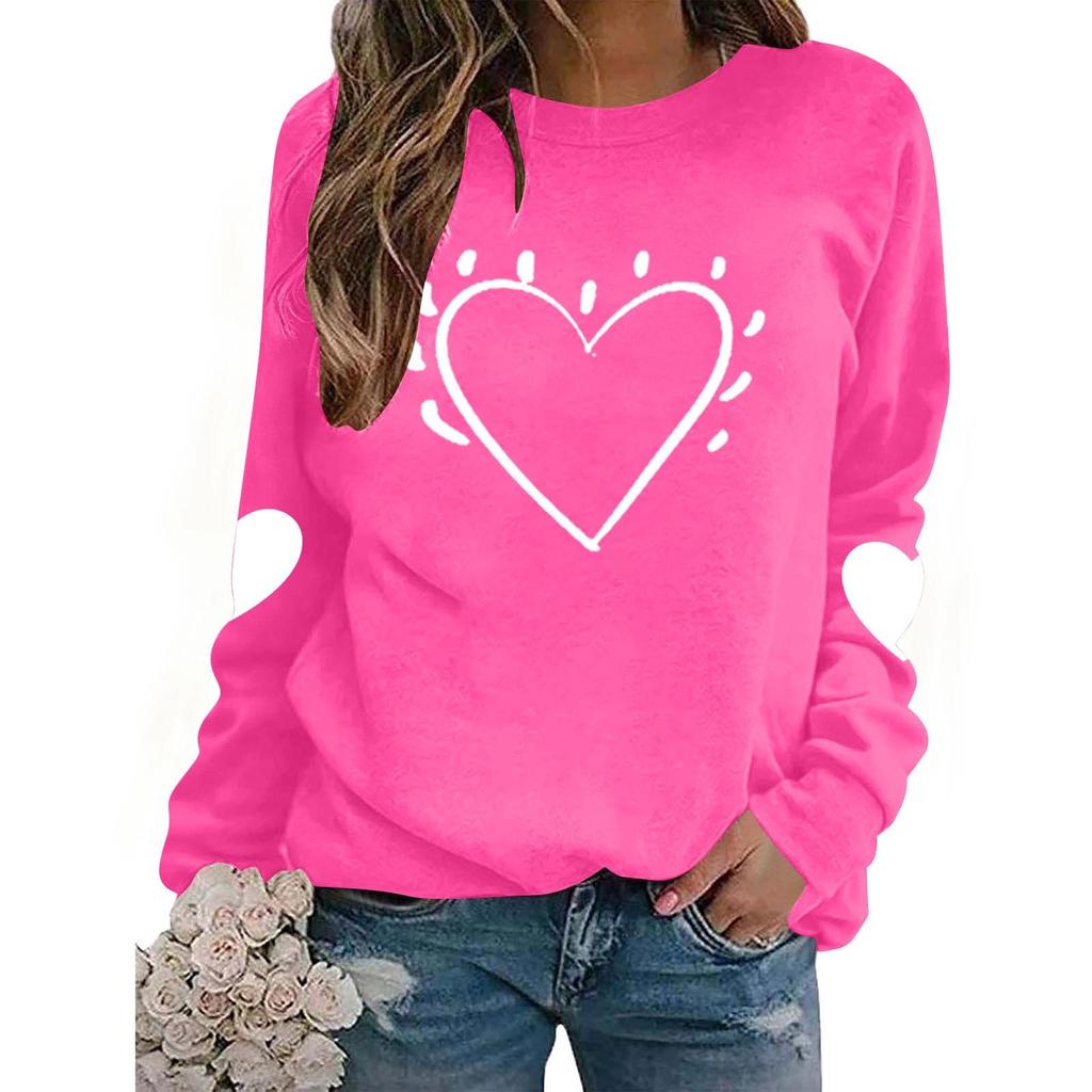 Modisches Damen Oversize Casual Daily Langarm Kapuzensweatshirt