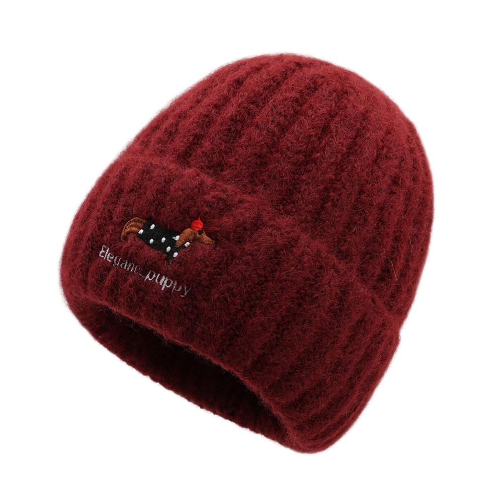 Fashion Warm Winter Hat Ear Protection Thickened Knitted Cap Elastic Casual Beanie Hats Men Women