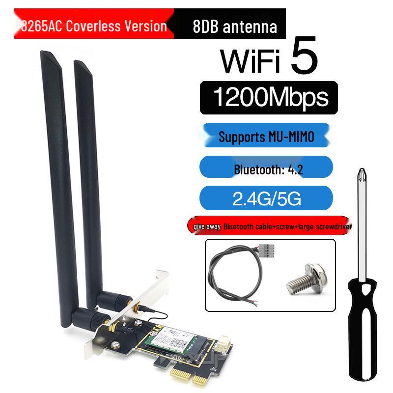AX1800 WiFi 6 Dual-Band PCIe Desktop Wireless Network Card with Bluetooth 5.2