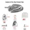 Glass Shower Sliding Door Wheel and Tapered Hanging Clip Pulley