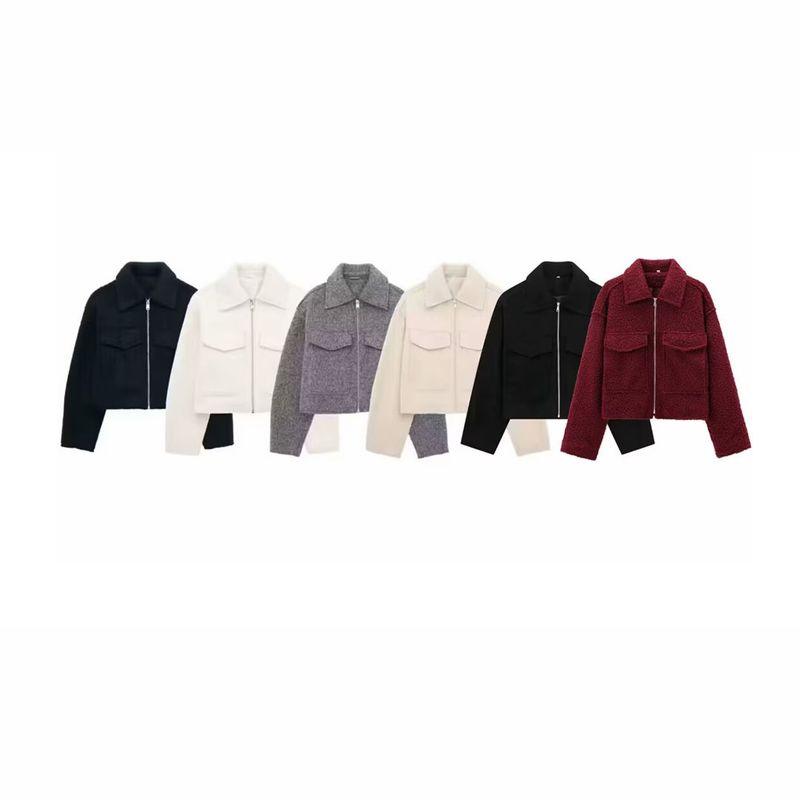 Kaslead Women's Clothing Fashion Style Short Jacket