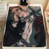 1Pc Haikyu!! Print Flannel Blanket, High Quality Comfortable for All Seasons, Home Decor, Warmth and Comfort, Perfect for Christmas Gifts