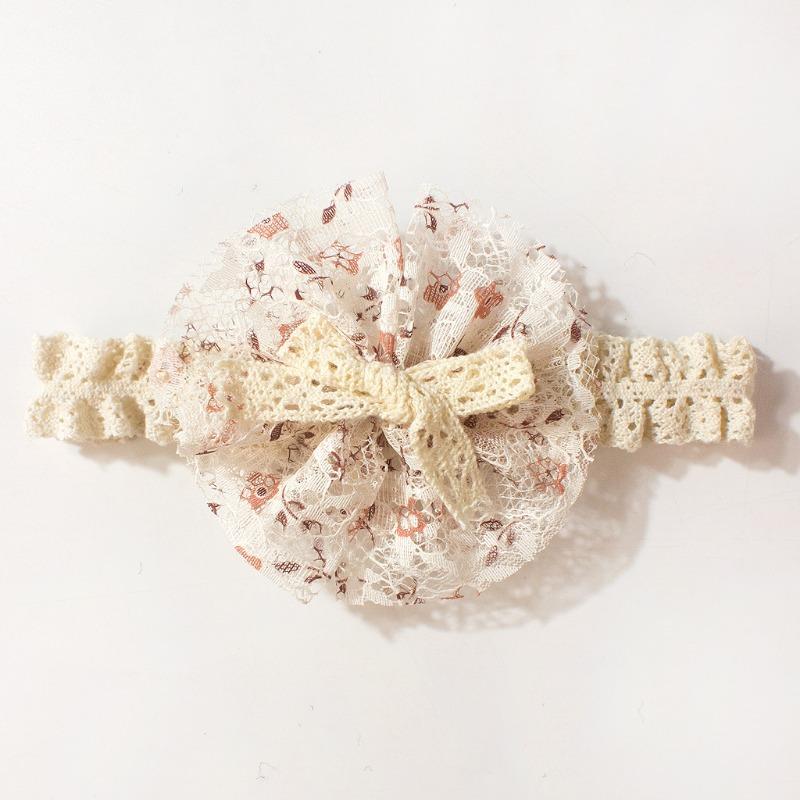 New Baby Headscarf, Cute Printed Bow Children's Headband, Summer Thin Baby Hair Accessories