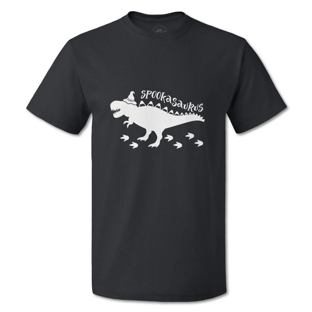 Funny Graphic T Shirts Halloween Spook Saurus Cotton Poltergeist Top Hellhound L