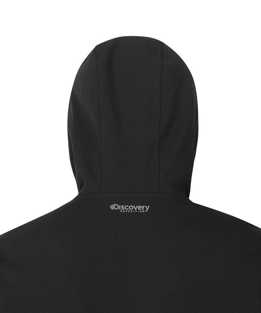Discovery Expedition Men'S Tech Knit Training Hooded Jacket (Black)