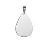 50pcs Stainless Steel Dog ID Tags Blank Tags for DIY Engraving Pet Supplies Accessories