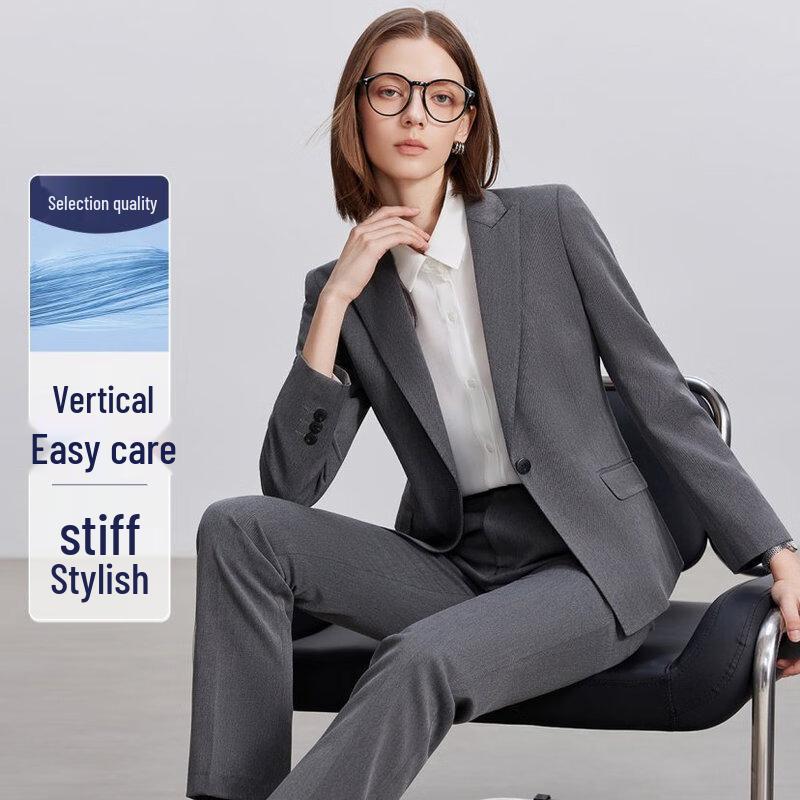 FAPAI.EC Women s Two-Piece Business Suit XL