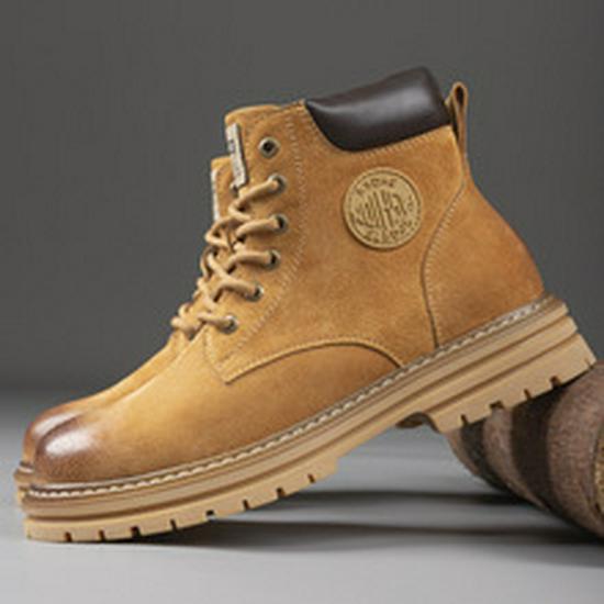 2025 Men's Casual Low-Top Leather Sneakers - Soft Sole, Trendy Cowhide, Versatile White Design