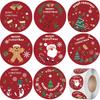 500pcs/Roll Merry Christmas Stickers Christmas Theme Seal Labels Stickers for DIY Gift Baking Package Envelope Stationery Decor