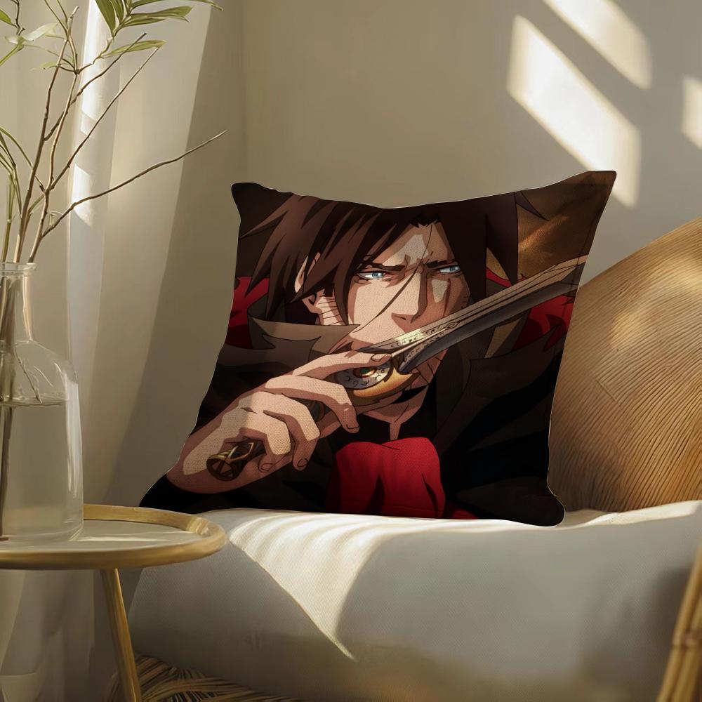 Castlevaniaanimegame Pillow Case Pillowcase, Double-Sided Printed, Sofa Cushion, Bedroom Headboard