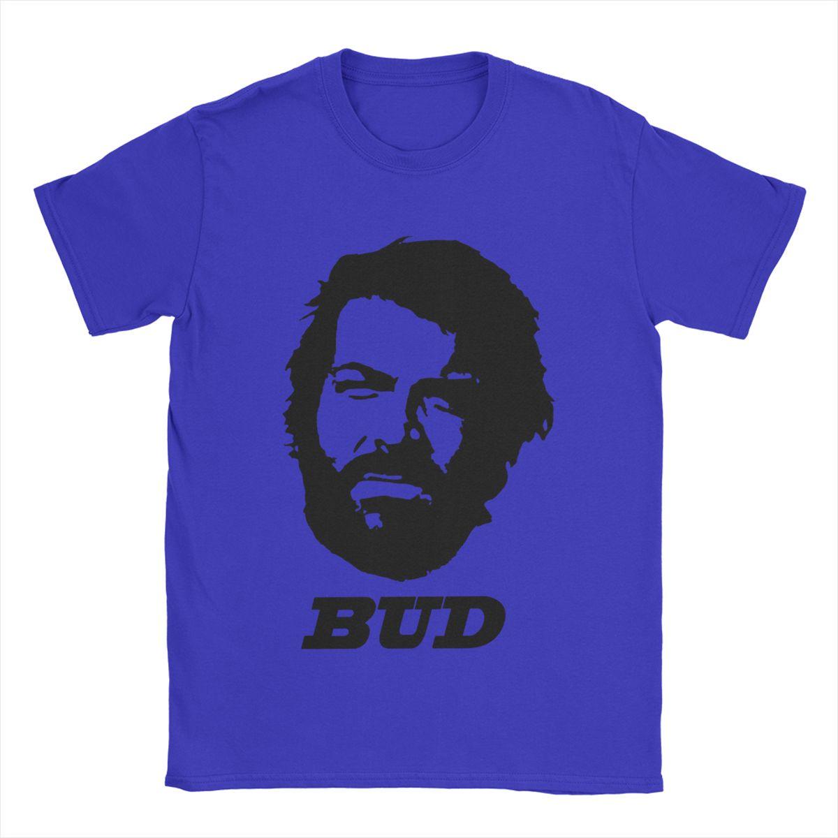 XIXI Fashion Heren T-shirts Bud Spencer Nieuwigheid Puur Katoen T-shirts Korte Mouw T-shirts Ronde Hals Kleding Cadeau Idee M