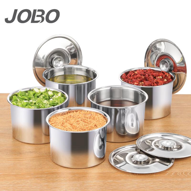 JOBO 304 Stainless Steel Commercial Condiment Storage