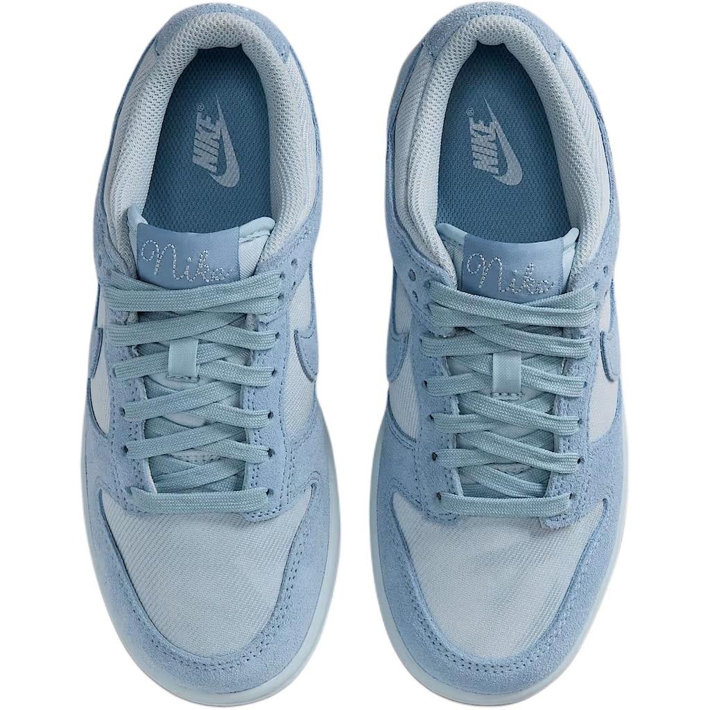 Nike Dunk Low SE Comfortable Versatile Low-Top Kids Skate Shoes Unisex sneaker Blue IB5691-400