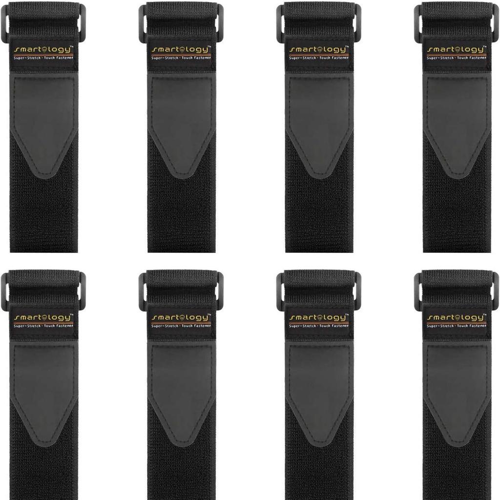 Elastic Velcro Straps: Non-Scratch Hook & Loop Cable Ties, Non-Slip Waist Cincher, Wrist Support Bands