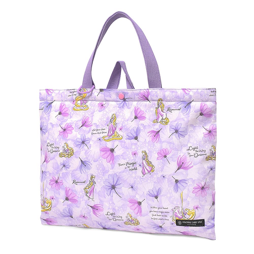 COLORFUL CANDY STYLE Disney Quilted Kindergarten/School Entrance Set / Rapunzel / FASHIONABLE PRINCESS / Rapunzel / N8152700 Purple