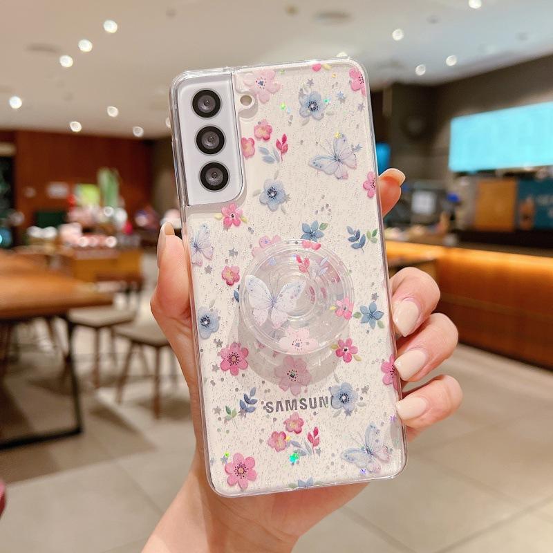 Japan and South Korea small floral S11ultra mobile phone case on Samsung A11/A11/A11 transparent bracket S11FE