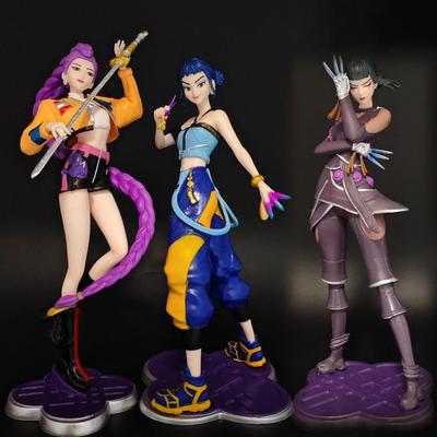 22cm Anime KPop Teufelsjäger Statue Spielzeugpuppe Rumi Zoey Actionfigur PVC Modell Schreibtischornament Spielzeug Für Fans Geburtstagsgeschenke