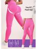 Hohe Taille Bauchkontrolle Yoga-Hose - Atmungsaktive Peach Butt Scrunch Leggings Damen Sportbekleidung