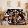 Moda Harry Styles Cantante Stella Coperta di Flanella Morbida Calda Coperta Plaid per Camera da Letto Soggiorno Letto Viaggio Campeggio Picnic Regalo