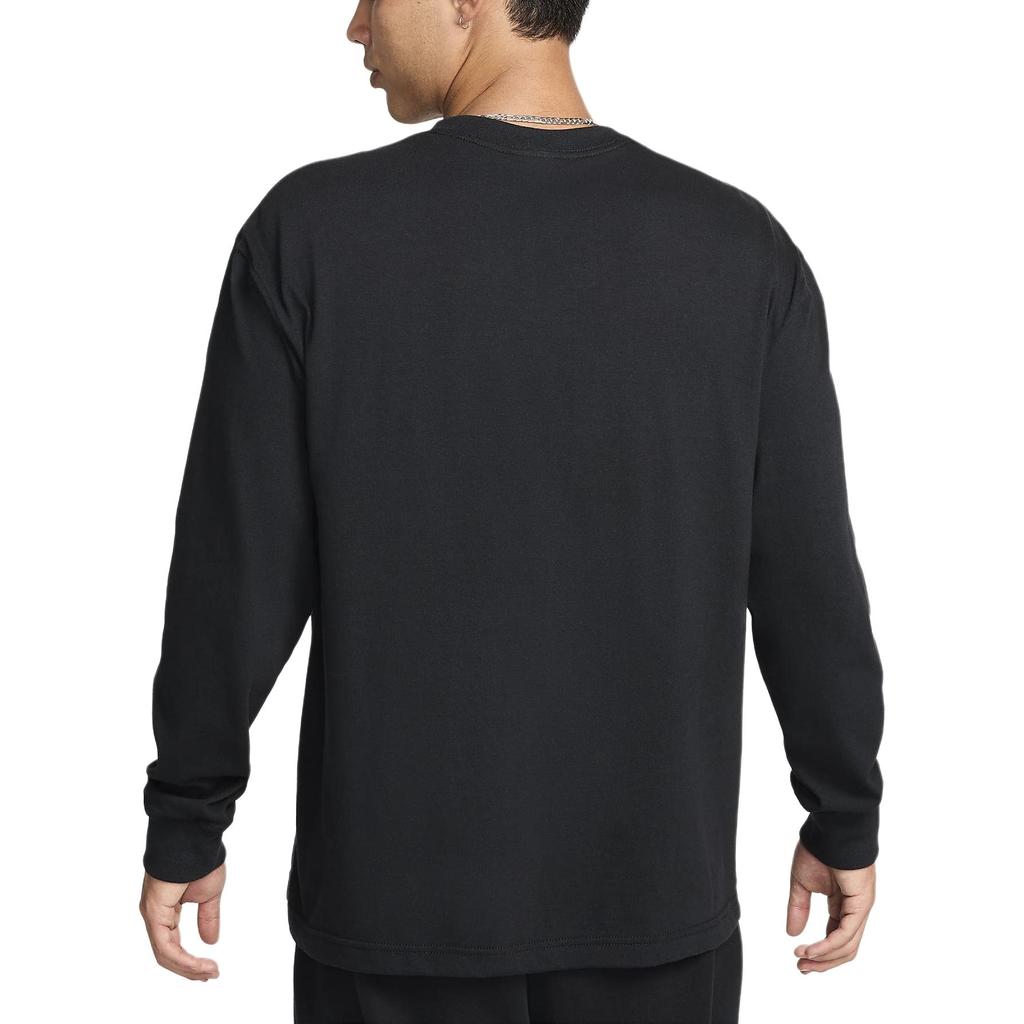 Nike Made In USA Series Comfortable Versatile Fashion Pullover Long Sleeve T-Shirt Men Tops Black DN1574-010