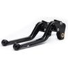 CNC Clutch Brake Levers Fit for RE Classic 350 350cc Meteor 2021-2025, Super Meteor 650 2023, Hunter 350 HNTR 2022-2024 Black Long