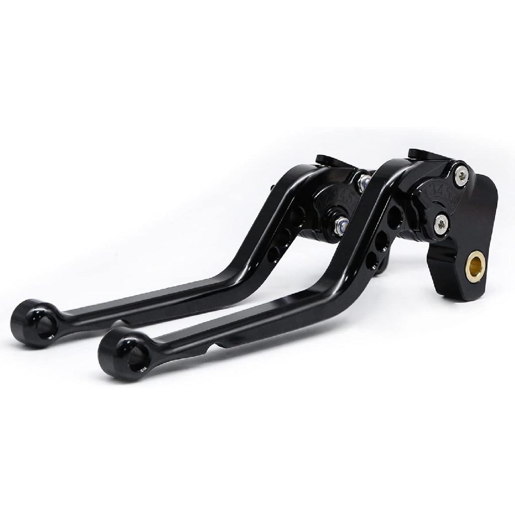 CNC Clutch Brake Levers Fit for RE Classic 350 350cc Meteor 2021-2025, Super Meteor 650 2023, Hunter 350 HNTR 2022-2024 Black Long